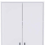 71" Light Gray Wood Single Drawer Combo Dresser