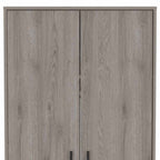 71" Light Gray Wood Single Drawer Combo Dresser