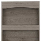 71" Three Tier Bookcase with Two doors