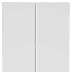 78" Modern White Pantry Cabinet with Two Full Size Doors