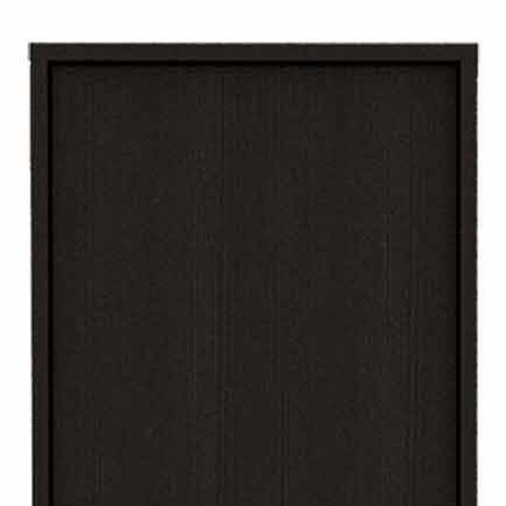 79" Black Wood Pantry Or Storage Closet
