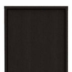 79" Black Wood Pantry Or Storage Closet