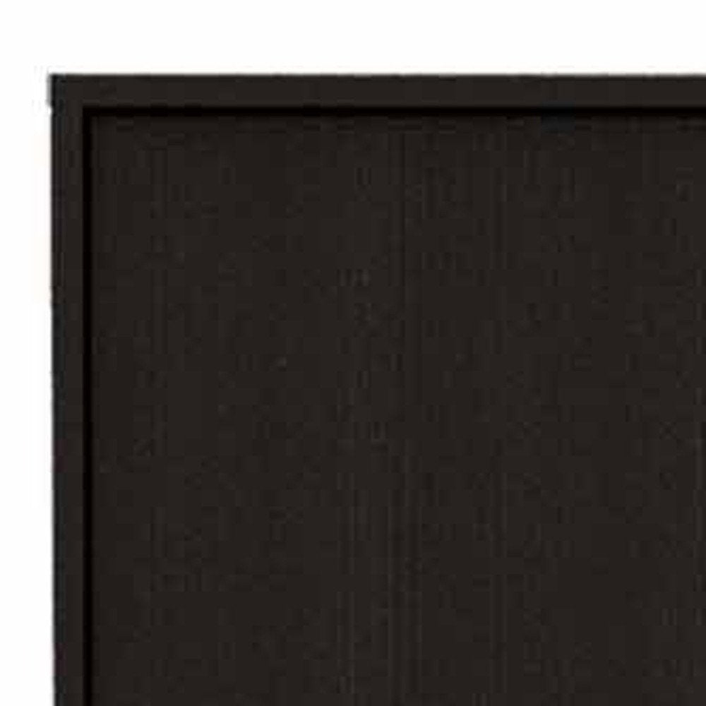 79" Black Wood Pantry Or Storage Closet