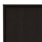 79" Black Wood Pantry Or Storage Closet