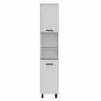 79" White Wood Pantry Or Storage Closet
