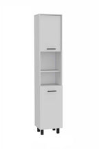 79" White Wood Pantry Or Storage Closet