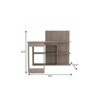 48" Light Gray L Shape Computer Desk
