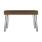 47" Brown and Black Computer Desk