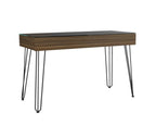 47" Brown and Black Computer Desk