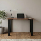 47" Brown and Black Computer Desk