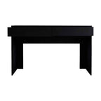 47" Black Computer Desk with Two Drawers