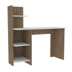47" White and Brown Computer Desk