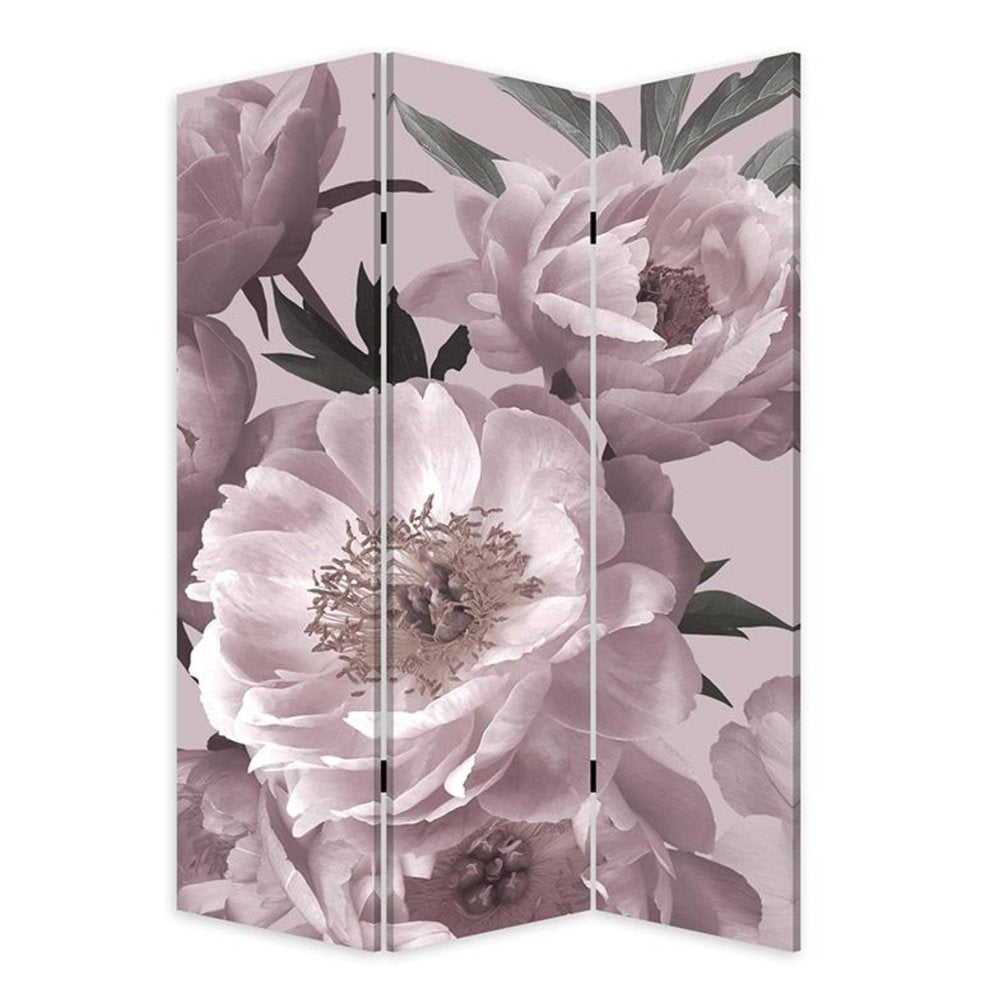 72" Green Folding Three Panel Screen Room Divider