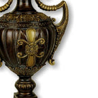 31" Gold Bedside Lamp With Bell Shade