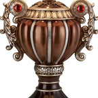 Tall Bronze Urn Shaped Table Lamp