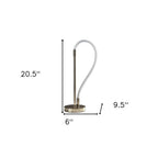 21" Gold Bedside Led Table Lamp