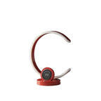 13" Red Contempo C Shape LED  with USB Desk or Table Lamp