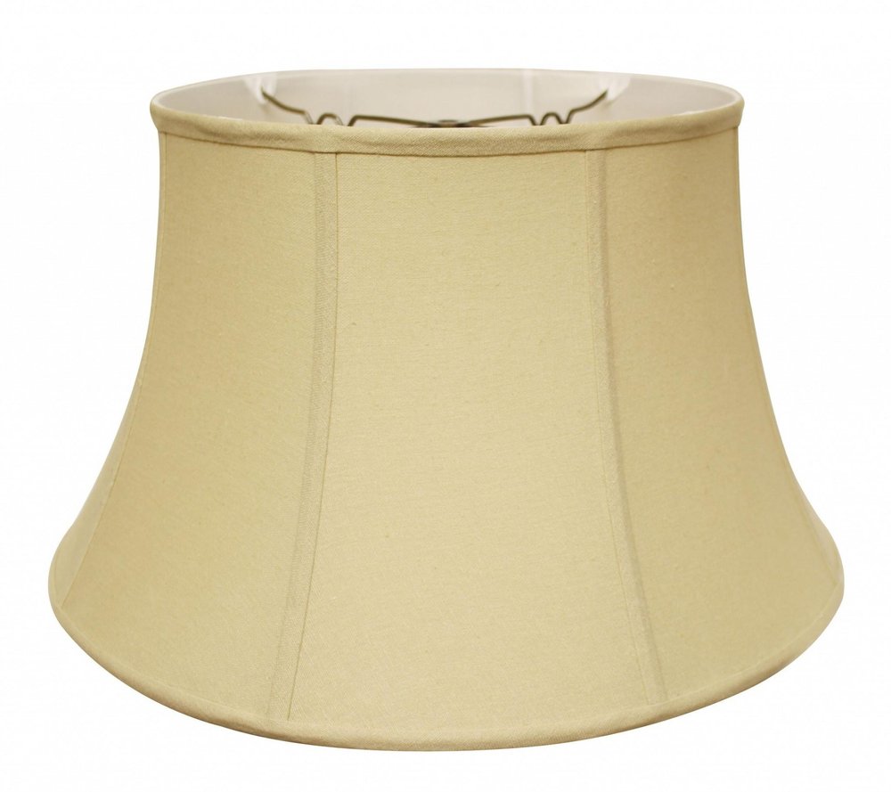 Tan Linen Drum Lamp Shade