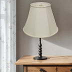 20" White Slanted Empire Monay Shantung Lampshade