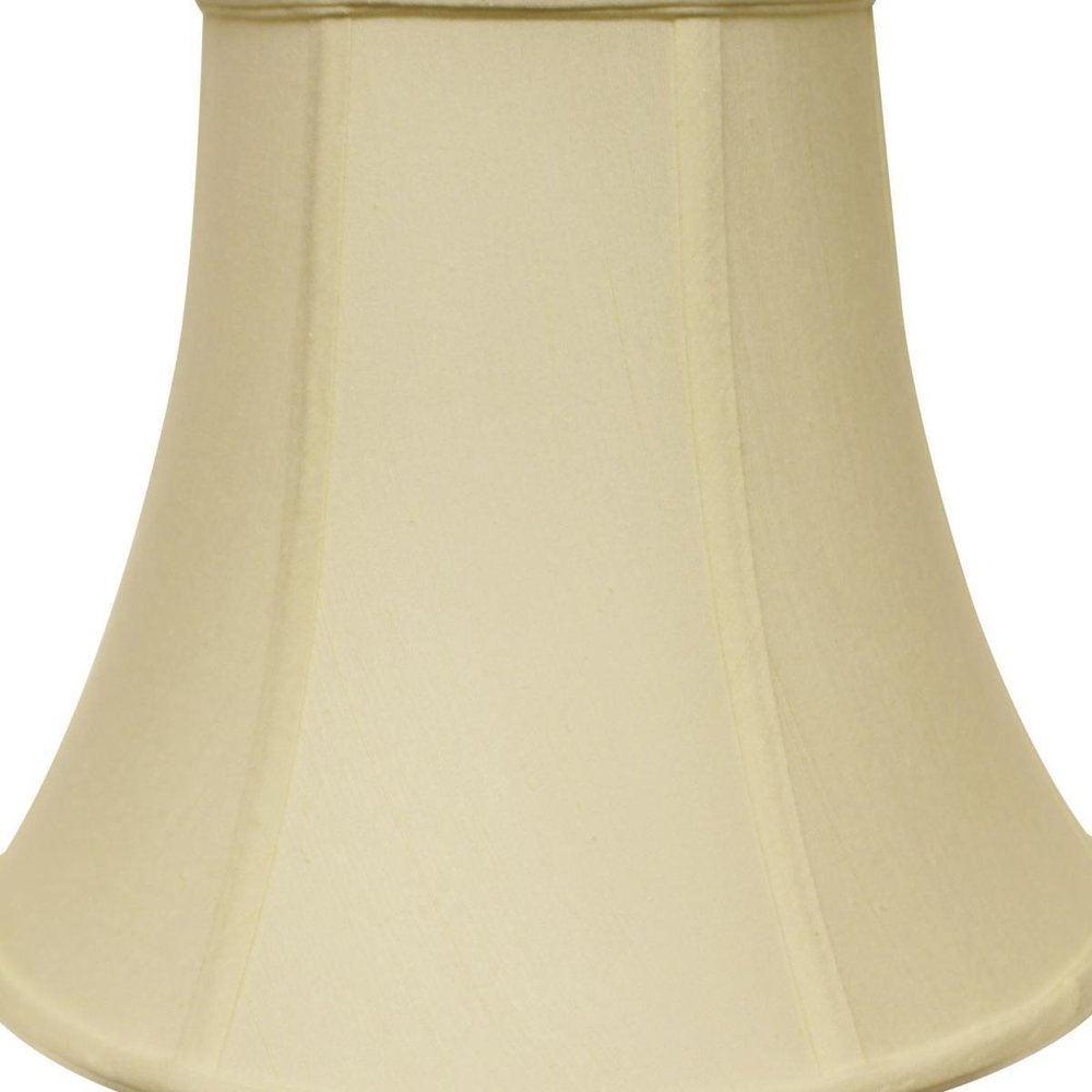 18" Ivory Premium Bell Monay Shantung Lampshade