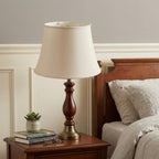 Champagne Pongee Silk Bell Lamp Shade
