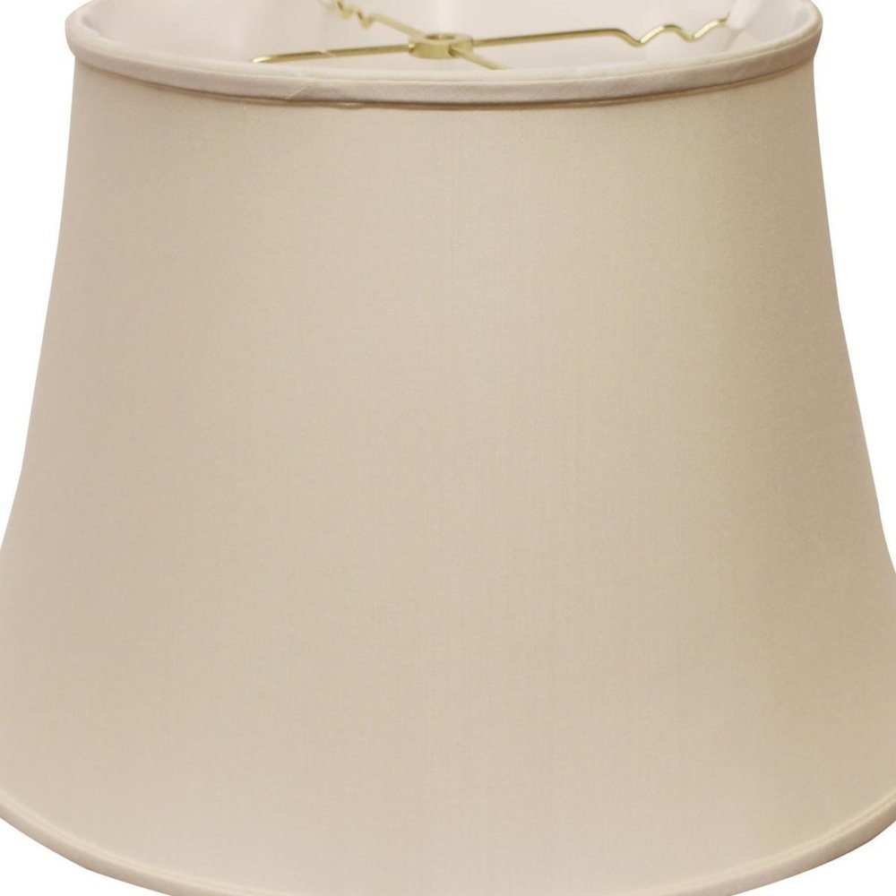 Champagne Pongee Silk Bell Lamp Shade