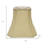 Tan Linen Square Lamp Shade