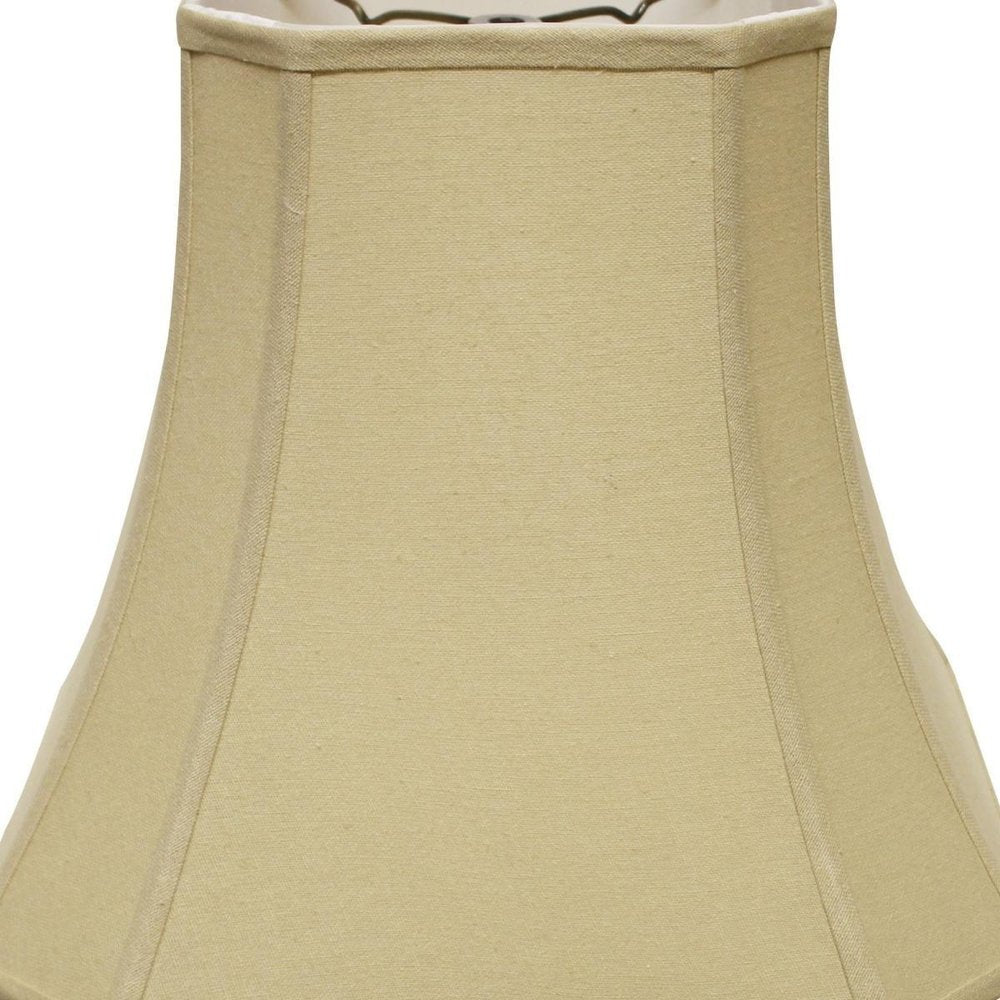 Tan Linen Square Lamp Shade