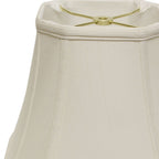 White Monay Shantung Silk Square Lamp Shade
