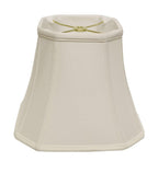 White Monay Shantung Silk Square Lamp Shade