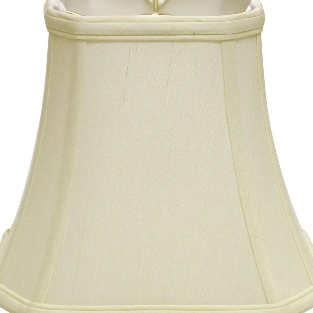 Ivory Monay Shantung Silk Bell Lamp Shade