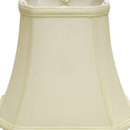 Ivory Monay Shantung Silk Bell Lamp Shade