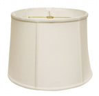White Linen Drum Lamp Shade