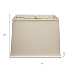 Vanilla Linen Lamp Shade