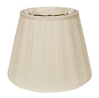 Ivory Shantung Silk Empire Lamp Shade