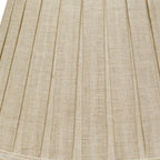 Cream Linen Pleated Empire Lamp Shade