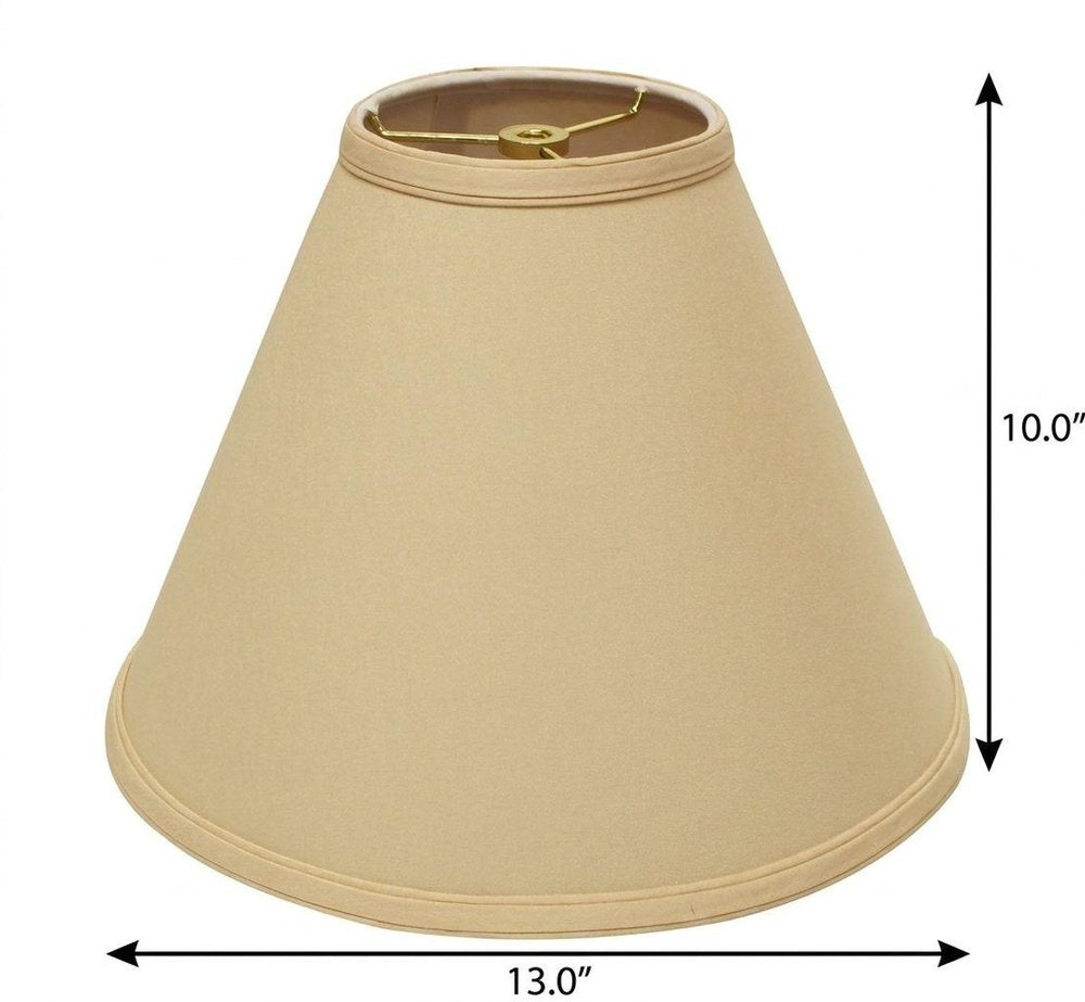 13" Slate Grey Deep Cone No Slub Lampshade