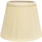 19" Ivory Empire Slanted Broadcloth Lampshade