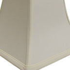 Ivory No Slub Innsbruck Square Lamp Shade