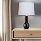 White No Slub Innsbruck Drum Lamp Shade