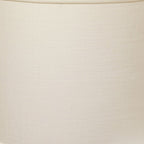 White Linen Drum Lamp Shade