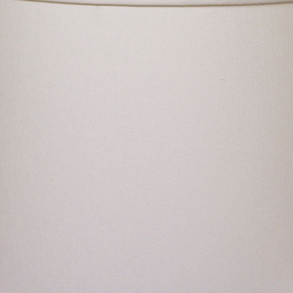 18" White Throwback Drum No Slub Lampshade