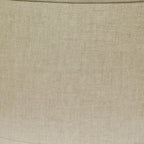 Dark Brown Linen Oval Lamp Shade