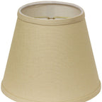 Beige Linen Empire Lamp Shade