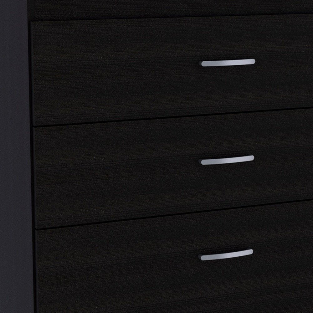 29" Light Gray and White Three Drawer Dresser