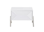 19" Wood One Drawer Nightstand