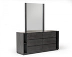 63" Walnut Solid Wood Six Drawer Double Dresser