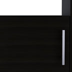 23" Black Wood Nightstand