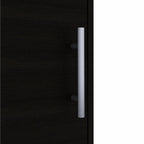 23" Black Wood Nightstand