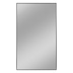 59" Black Aluminum Framed Bathroom Vanity Mirror